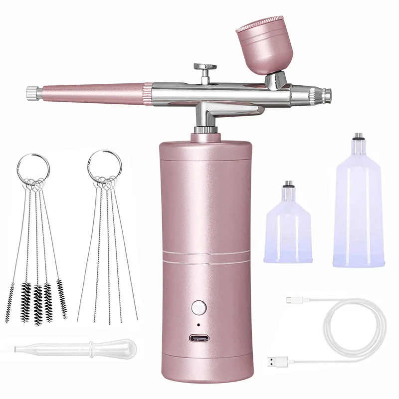Smart Library High-Pressure Spray Oxygen  Meter Upgraded Portable Home Beauty Airbrush Hydrating  Rejuvenation Smal