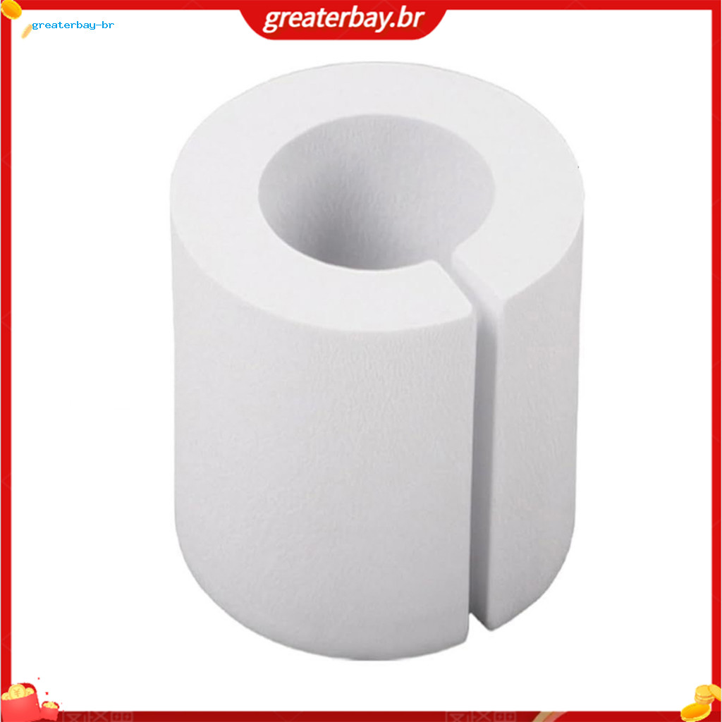 5/10 Pcs White Eva Foam Curtain Spacers Rollers 50/85mm Drapes Shaper Rod Attachment for Uniform Hanging Home Office Use