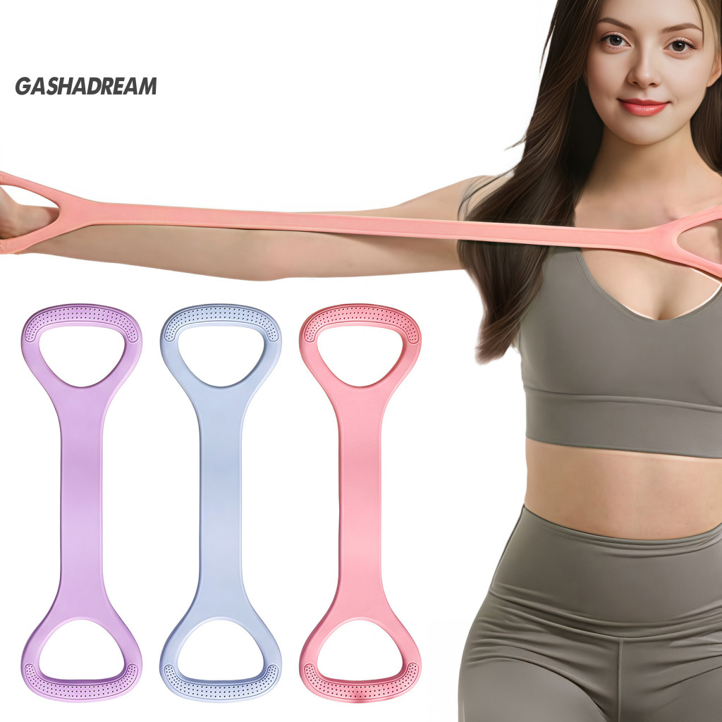 Shoulder Stretching Band Home Workout Fitness 8-shaped Resistance for Men Women – High Elasticity Pull Rope for Arm To