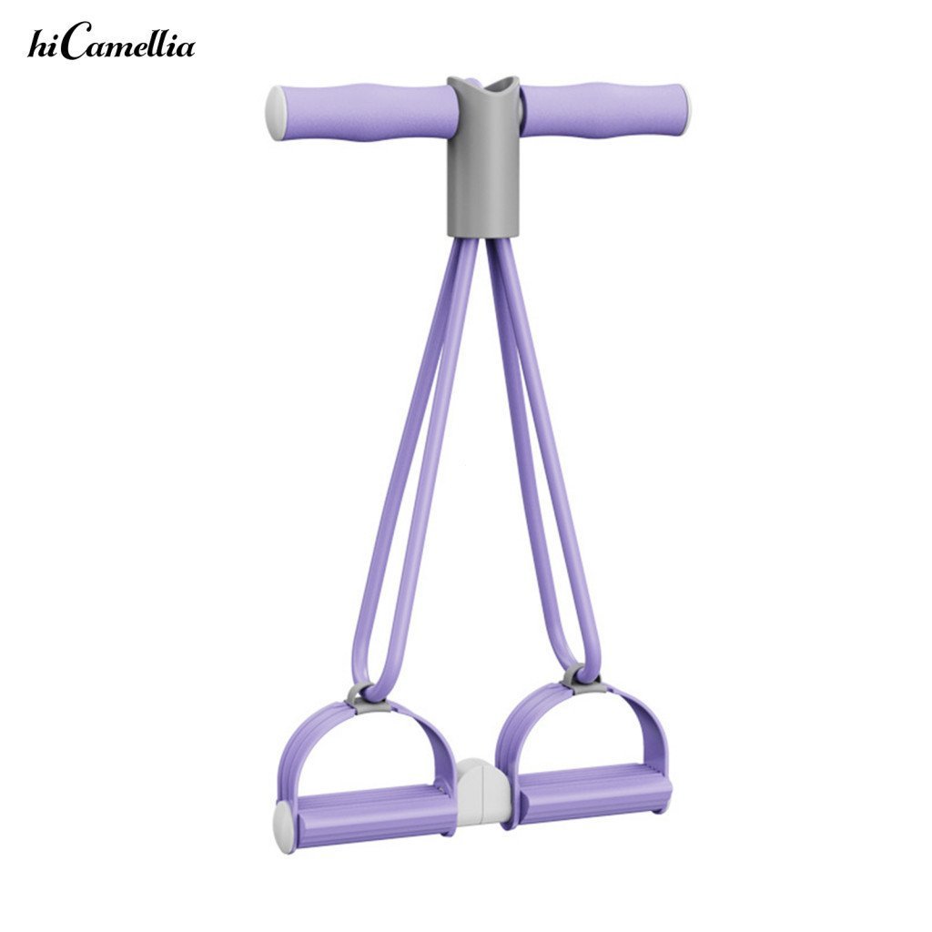Space-saving Workout Equipment Pedal Puller Portable Ankle Resistance Band for Home Workouts Elastic Yoga Sit-up Pull Ro