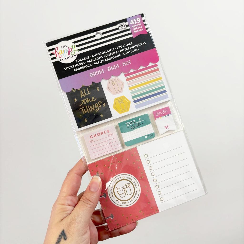Kit de Acessórios - Multi Accessory Pack - Household - The Happy Planner