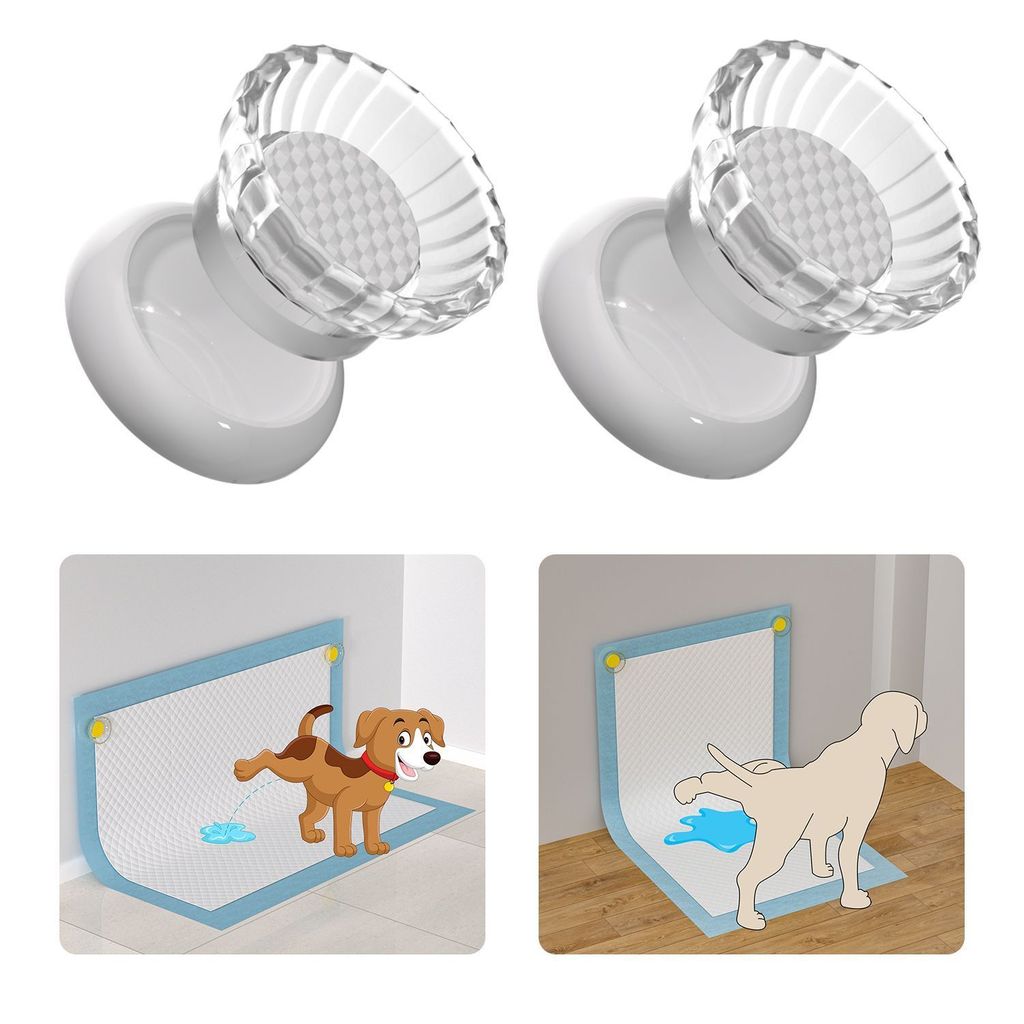 Suporte Magnético Forte Tapete Higiênico Pet Fita 3M Sem Resíduo Formato L Anti Respingo Reutilizável ABS Para Todos Cac