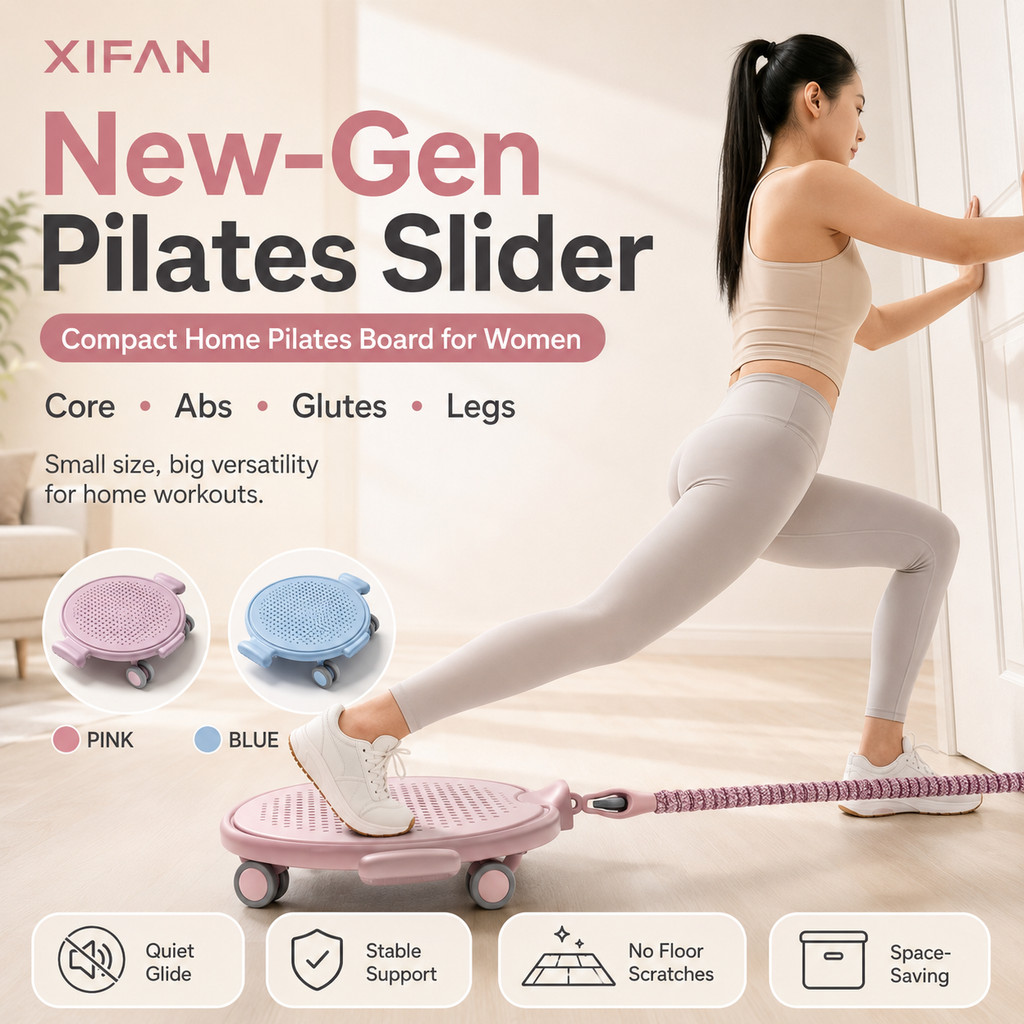 Sliders Silenciosos De Pilates Para Mulheres , Núcleo Ab , Glúteo , Perna , Treino , Exercícios Físicos Em Casa , Discos