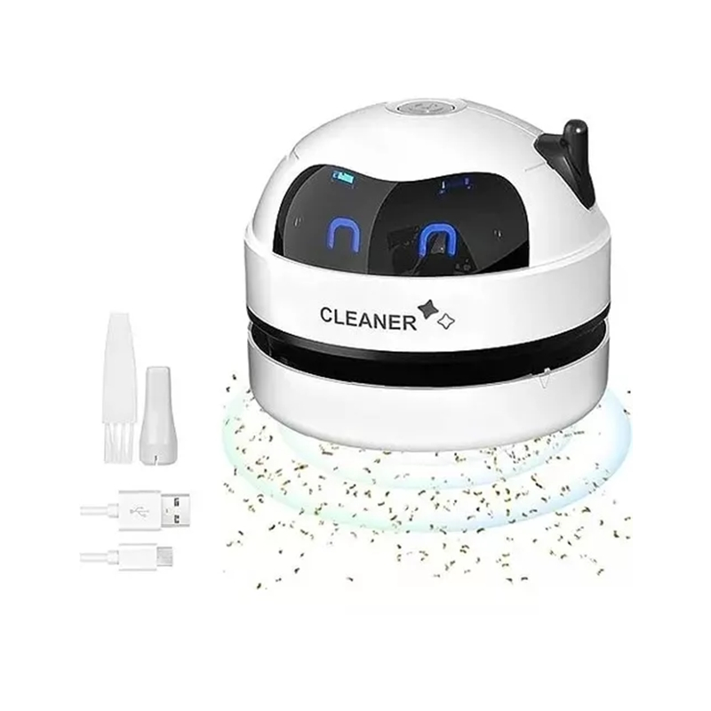 Mini Robô Aspirador de Mesa e Desktop Tira Pó e Limpa Migalhas - USB
