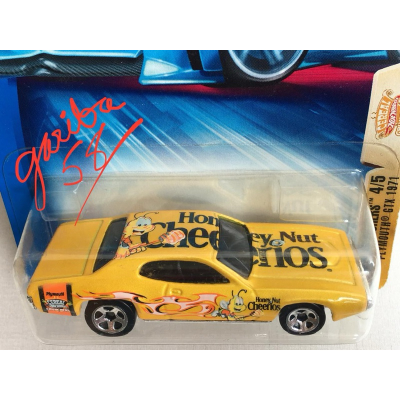HOT WHEELS 1971 PLYMOUTH GTX 2004 CEREAL CRUNCHERS GARIBA58