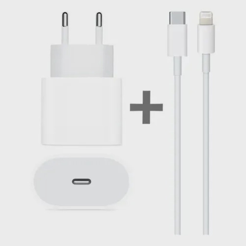 Carregador Para Iphone Turbo Completo USB C 20W XR XS 11 12 13 14 Mini Pro Max