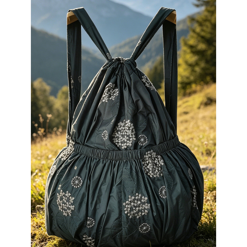 Saco de dente de leão verde mochila de viagem compras ao ar livre caminhadas Outing saco High-End mochila 2026 novo esti