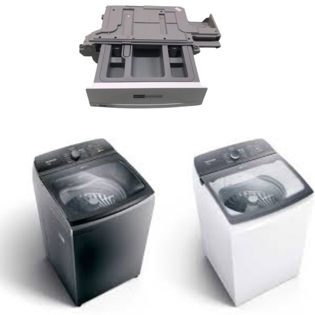 Conjunto Dispenser de Sabão Suporte Lavadora Brastemp BWK13 BWK12 — Peça Original, Alta Qualidade