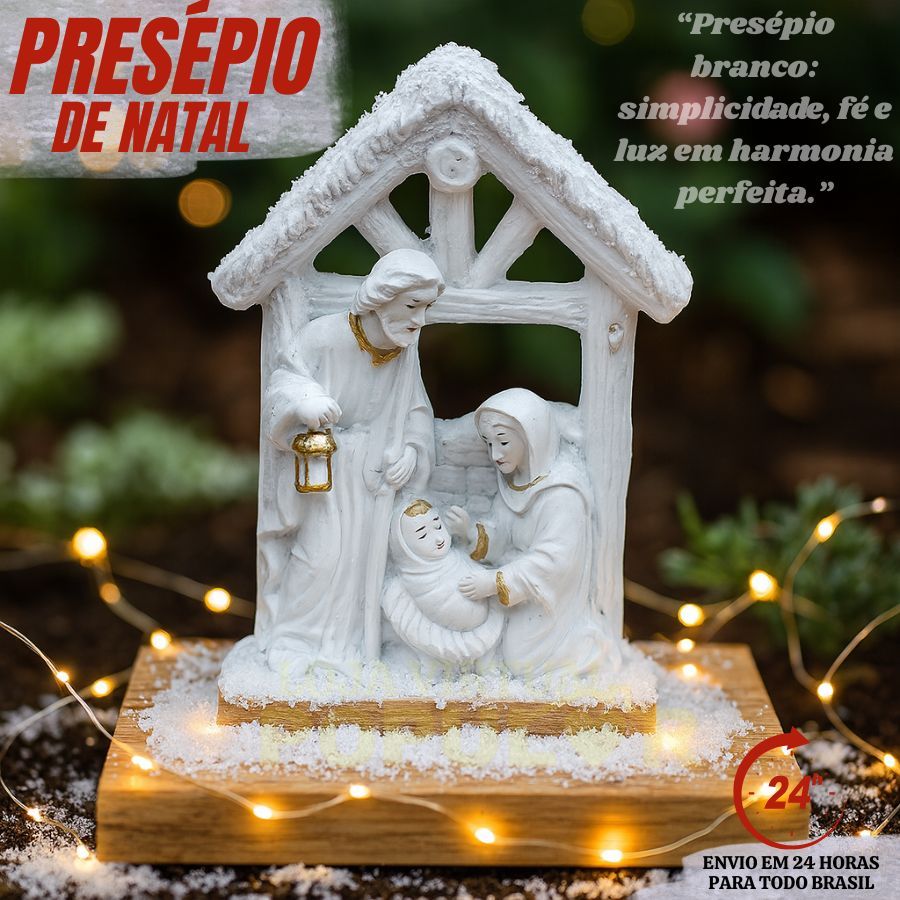 Imagem Sagrada Família Tradicional 9cm Alta qualidade Escultura Sagrada Família Mini Presépio