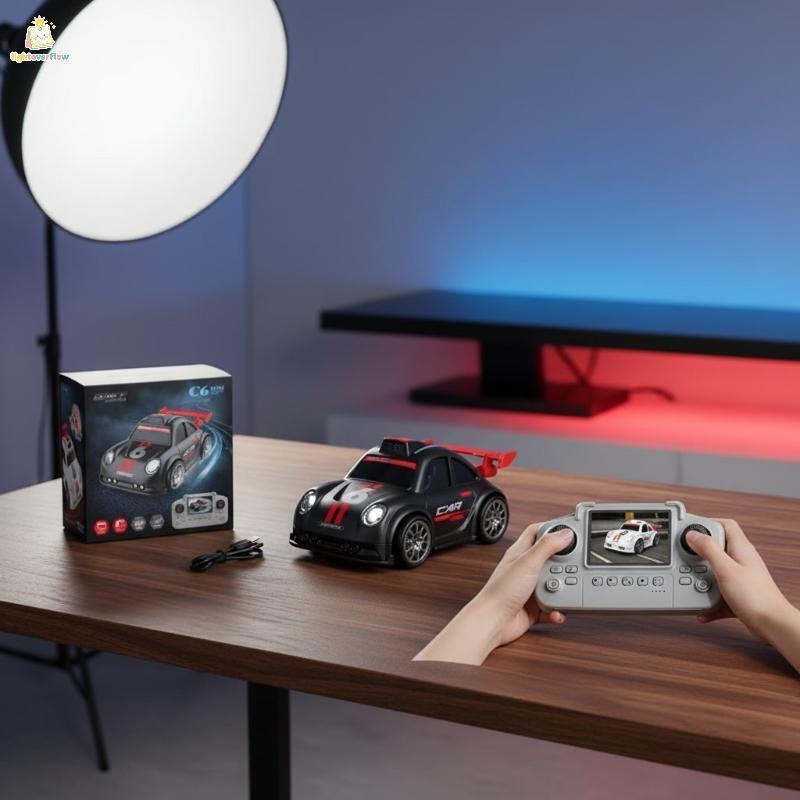 LOF 2.4G Mini RC Drift Car FPV Tela De Câmera WiFi Controle Remoto 1 Conjunto Presente De Natal De Aniversário Perfeito
