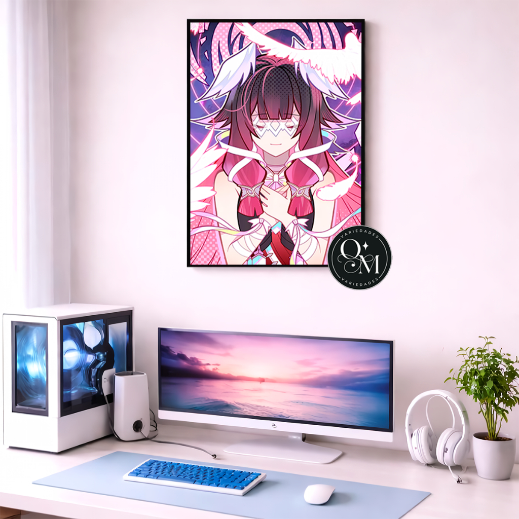 Quadro Decorativo Jogo Genshin Impact Columbina Damselette Nod Krai Varios Tamanhos Modelos 1 Peça