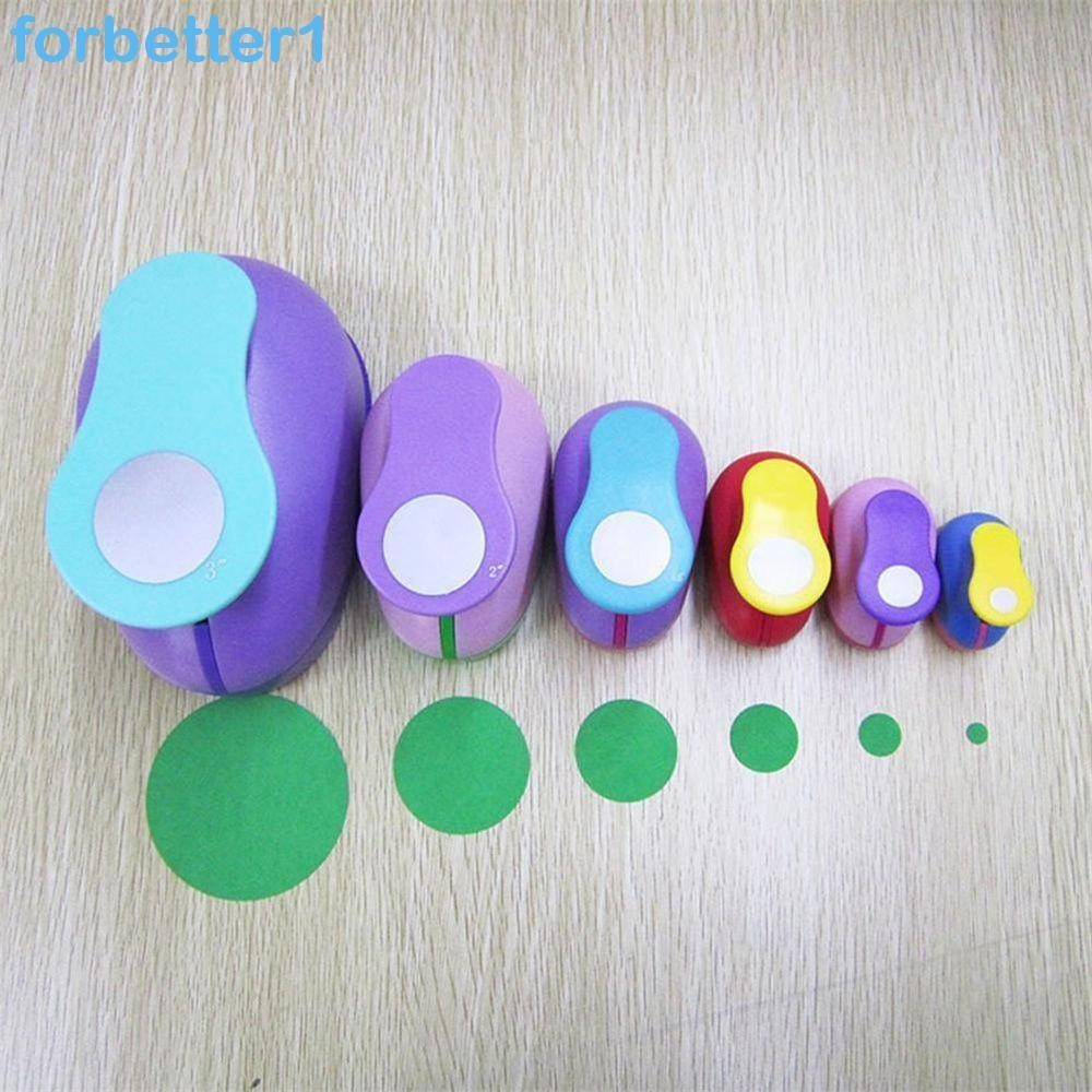 FORBETTER Perfurador Circular Para Papel De Bricolagem Kid Toy Paper Embossing Sharper Children 9/16/25mm Punches Maker