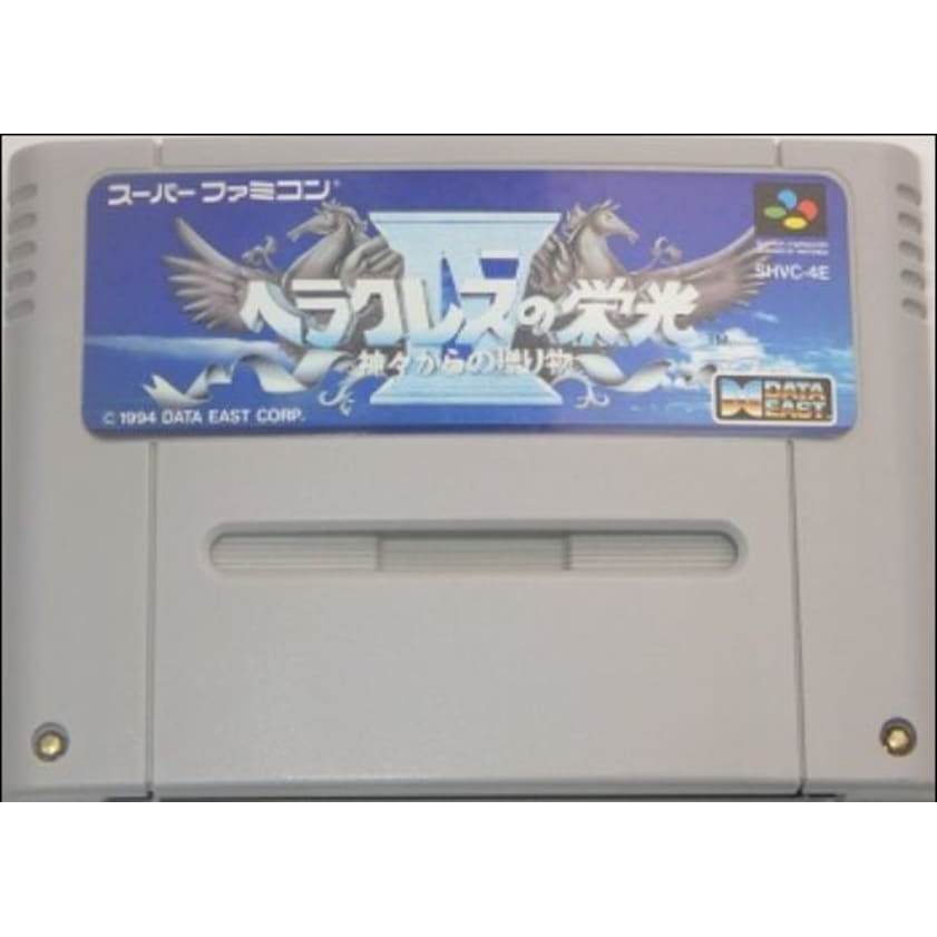 SFC SNES Data East Glory of Heracles IV: Gift from the Gods RPG SHVC-4E Cartridge SHVC-4E SHVC4E