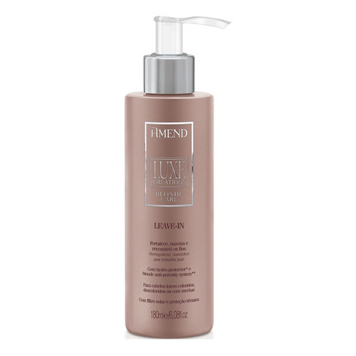 Leave-in Amend Luxe Creations 180ml - Reparação dos Fios