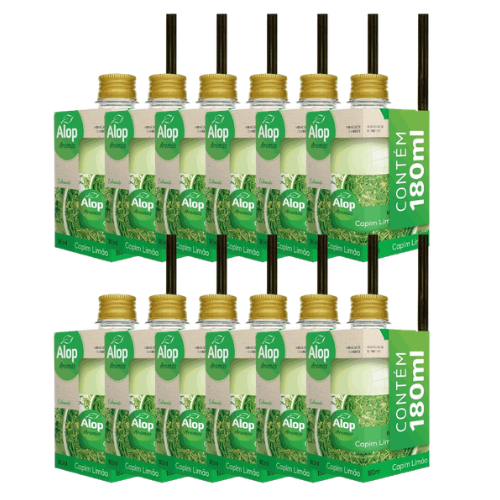 CAIXA 12 DIFUSORES DE AMBIENTE 180ML PARA REVENDER