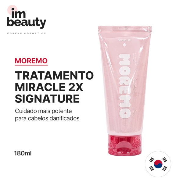 [MOREMO] Tratamento Capilar Miracle 2X Assinatura 180ml (Estoque Pronto)