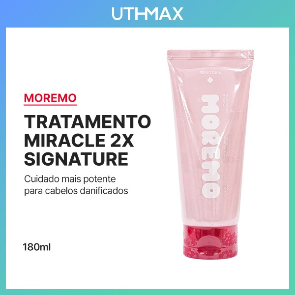 [MOREMO] Tratamento Capilar Milagre 2X Assinatura 180ml