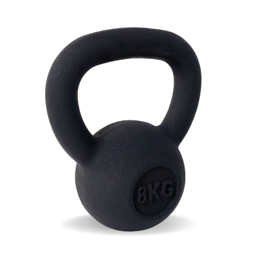 Kettlebell Iron Cast Ferro Fundido Preto 4kg