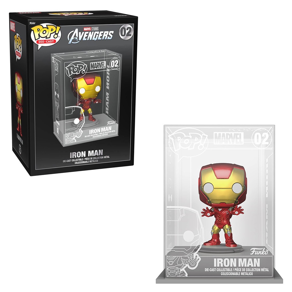 FUNKO POP DIE-CAST MARVEL IRON MAN 02 (57088) NOVO ORIGINAL