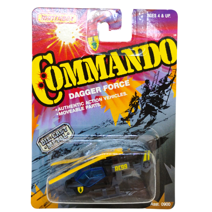 miniatura Matchbox COMMANDO DAGGER FORGE - Mission Helicopter