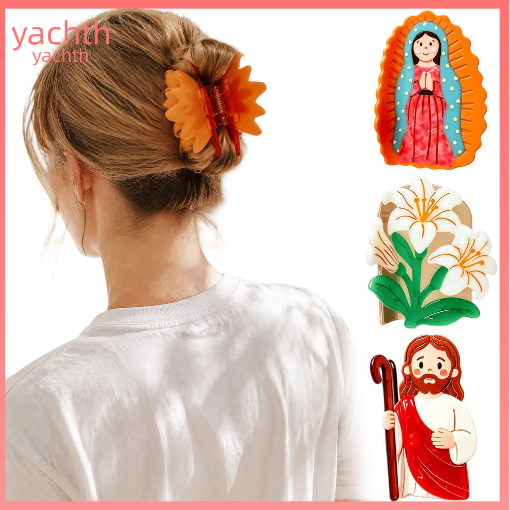 Sturdy Hair Holders for Commuting Cute Non-slip Claw Clips for Women Strong Hold Plastic Jaw for Fine Thick Perfect Acce