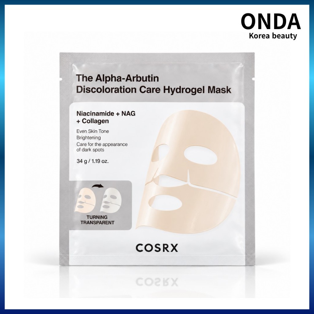 [COSRX] The Alpha-Arbutin Discoloration Care Hydrogel Mask 1 Folha