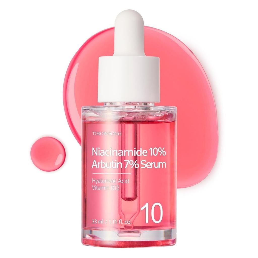 TOSOWOONG Niacinamide 10% Arbutin 7% Serum, Hyentation, Dark  Remover, Discoloration Correcting for Uneven Skin Tone, Gl