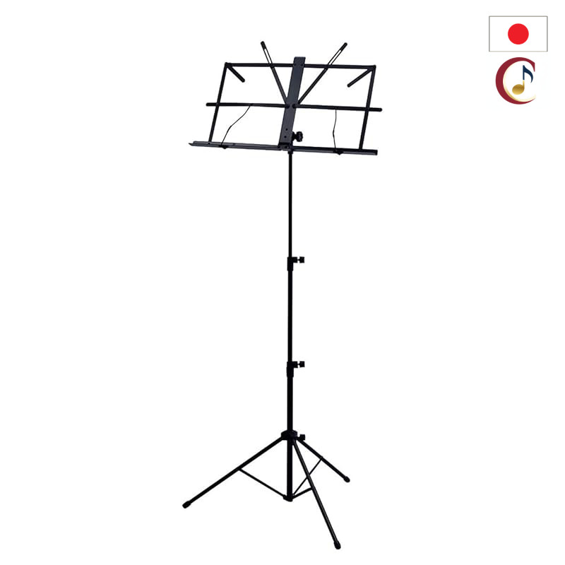 Kikutani Music MS-30 Portable Folding Sheet Music Stand, Lightweight, Black/From Japan /100% Authentic Guaranteed