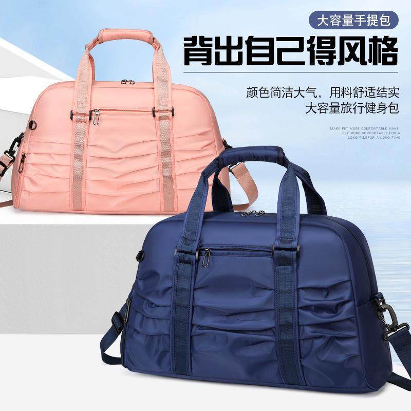 Bolsa Mala viagem feminina de mão super grande capacidade leve bolsa fitness portátil RC3216