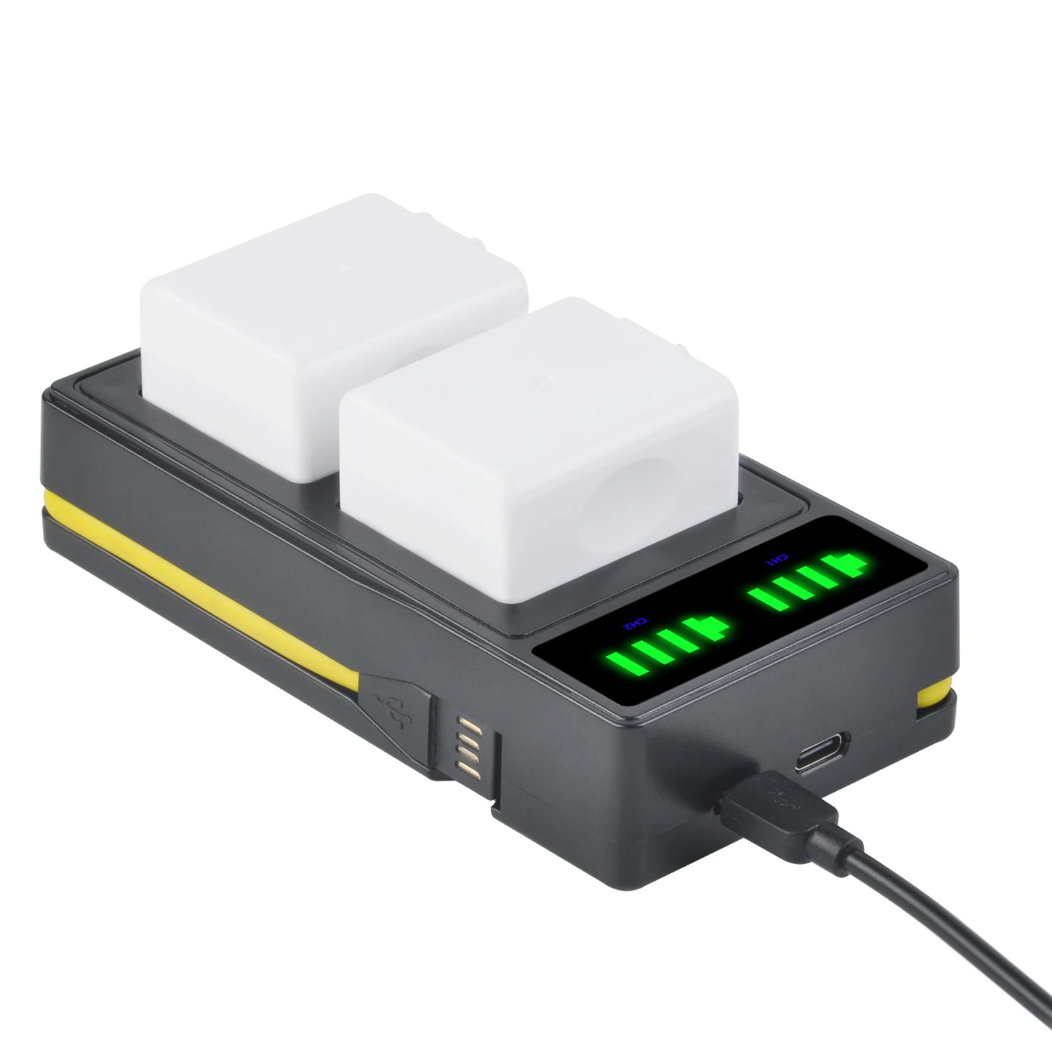 Dual Fast Charger with LED Indicator for Arlo Pro Pro 2 Go Security Light Camera Rechargeable Battery Charging Station