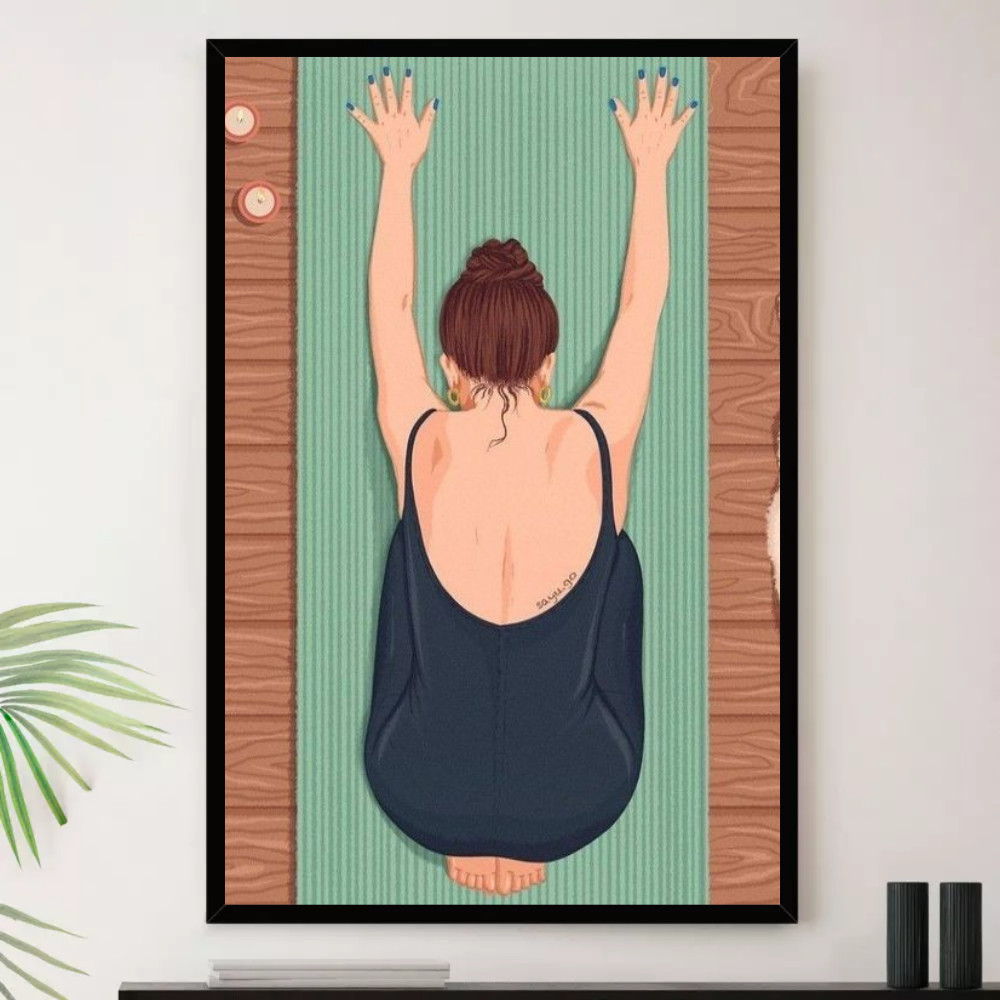 Quadro Pilates Ioga Academia Fitness Decorativo