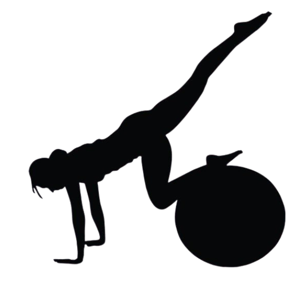 Adesivo de Parede Pilates Feminino Fitness Yoga Exercício Atleta Academia Studio Decoração Esportiva