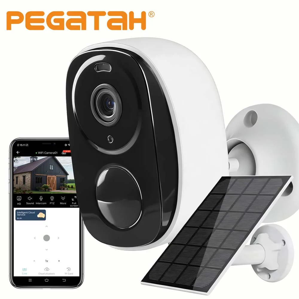 4G Security Cameras Wireless Outdoor 2K Rechargeable Battery Camera Home Surveillance No WiFi Needed PIR IP65 Work With O-kam Pr