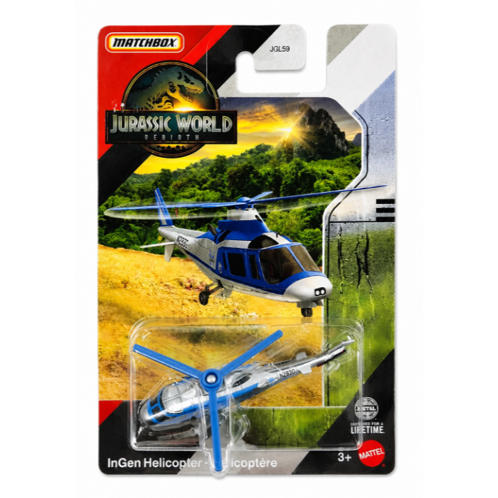 Matchbox Jurassic World InGen Helicopter 1:64 – Original Mattel