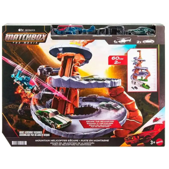 Matchbox: The Movie Mountain Helicopter Escape Playset