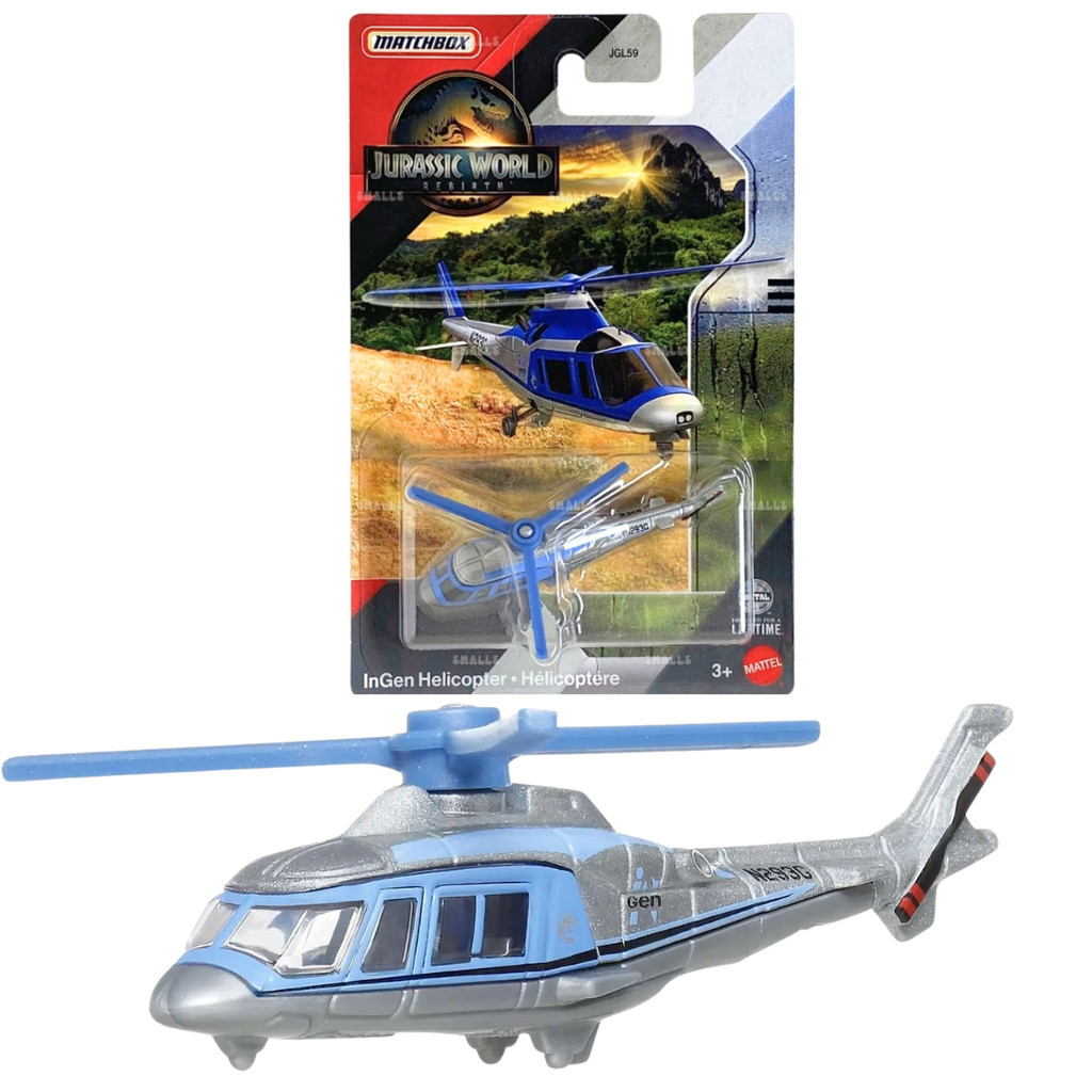 Matchbox Ingen Helicopter Jurassic World Rebirth - Mattel