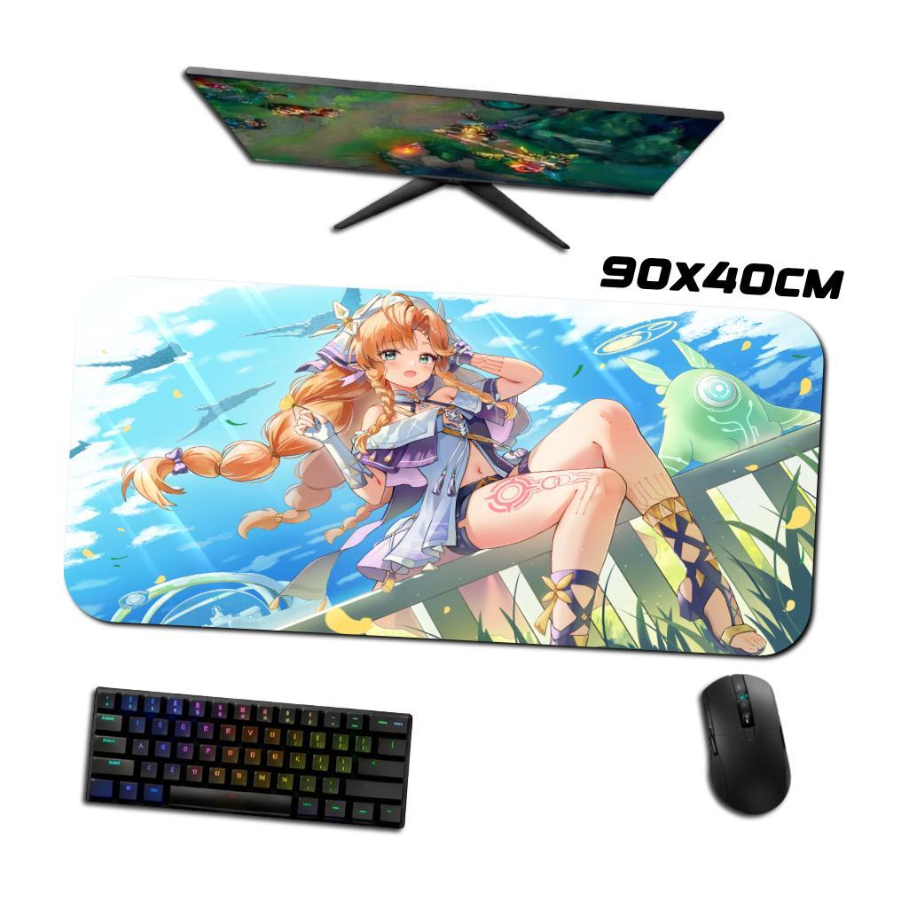 Mouse Pad Gamer - Sigrika 6 - Wuthering Waves - 90x40 80x40 60x40 70x30 40x45 cm