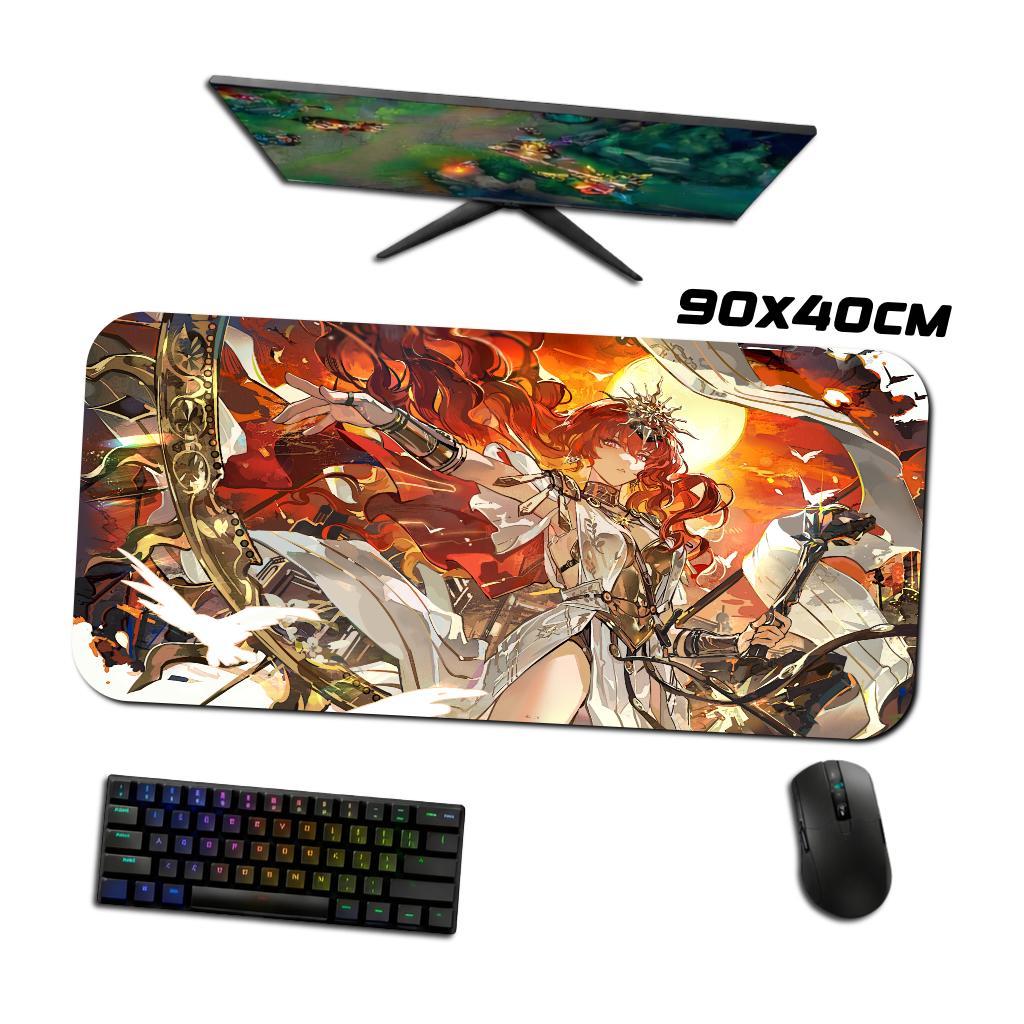 Mouse Pad Gamer - Augusta 1 - Wuthering Waves - 90x40 80x40 60x40 70x30 40x45 cm