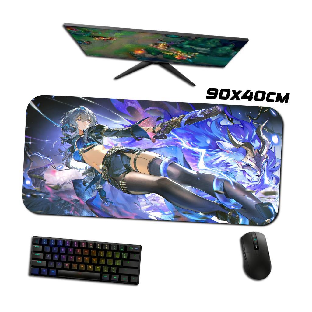 Mouse Pad Gamer - Galbrena 4 - Wuthering Waves - 90x40 80x40 60x40 70x30 40x45 cm