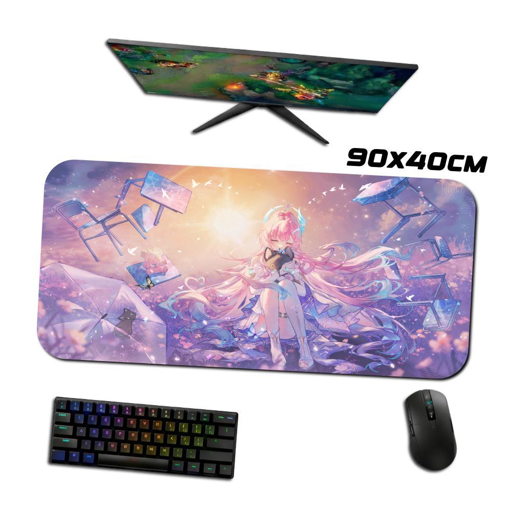 Mouse Pad Gamer - Aemeath 6 - Wuthering Waves - 90x40 80x40 60x40 70x30 40x45 cm