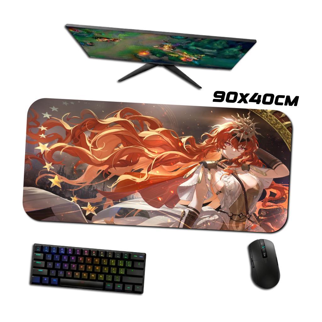 Mouse Pad Gamer - Augusta 2 - Wuthering Waves - 90x40 80x40 60x40 70x30 40x45 cm