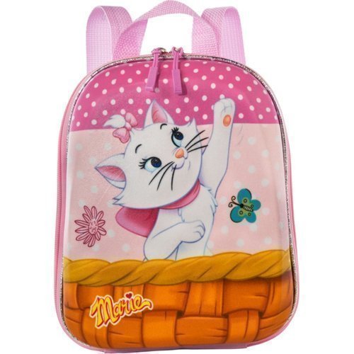 Mochila Infantil Gatinha Marie P Rosa EVA Poliéster MAX TOY