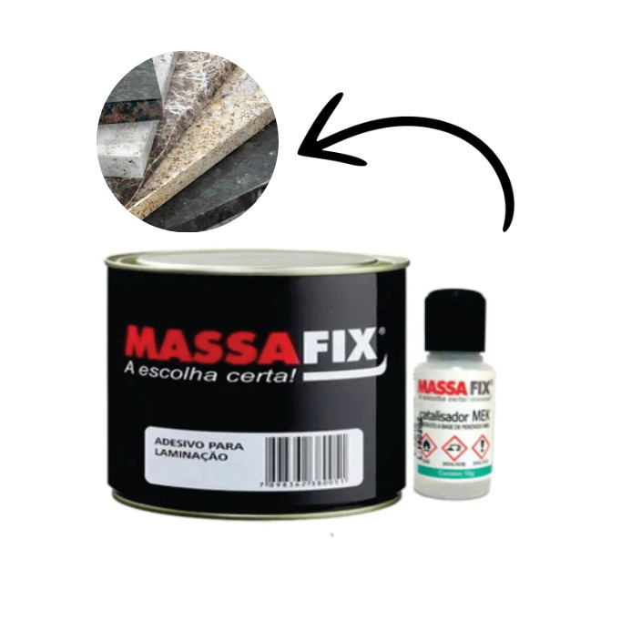 Massa Plástica Preta/Branca/Cinza 400g Multiuso para marmore/Porcelanato/Pia/Granito com brinde
