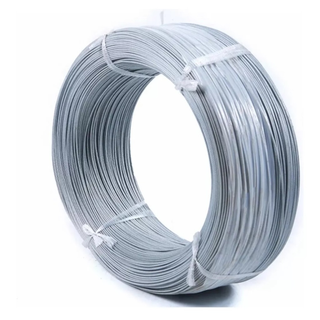 Arame Galvanizado Liso BWG 12 - 2,76 mm - 500 metros - 24 kg -multiuso