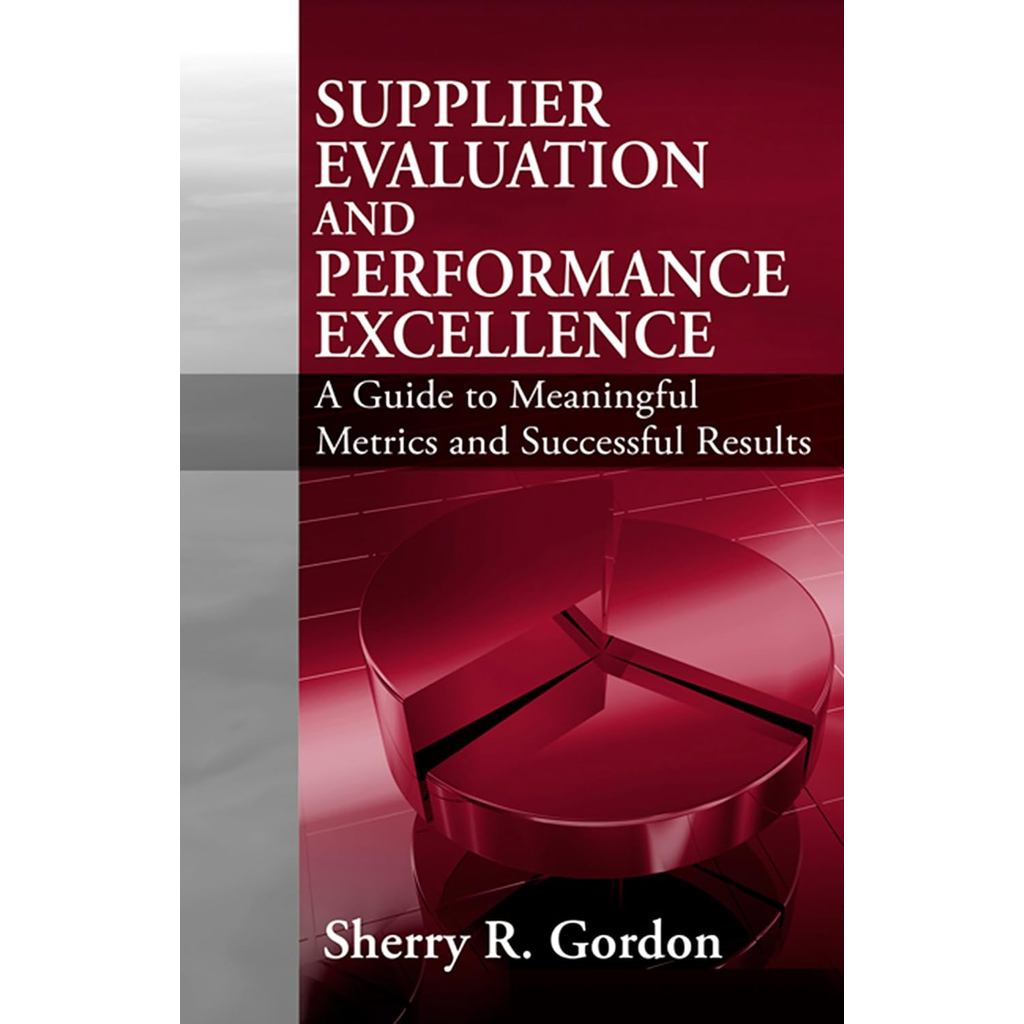 Livro Supplier Evaluation and Performance Excellence