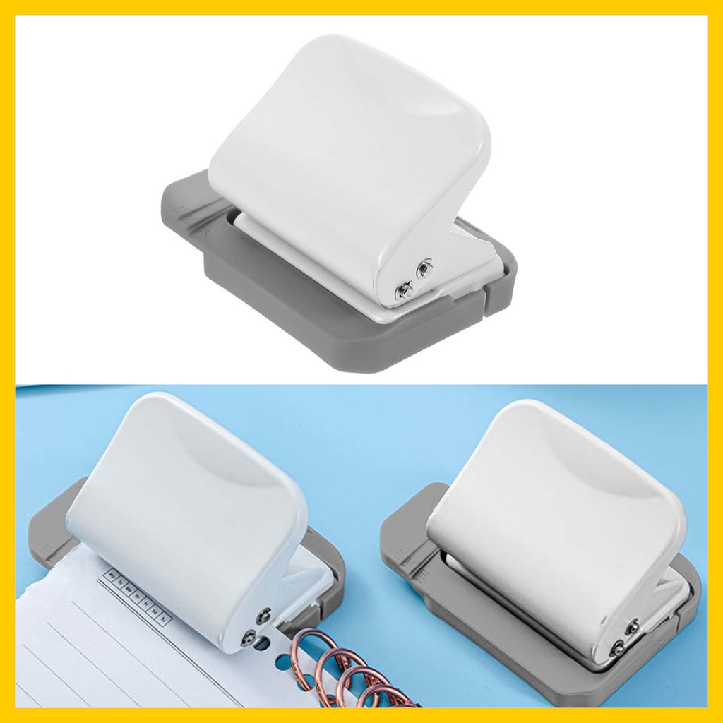 Loose-leaf Paper Punch for A4 A5 B5 Notebooks and Scrapbooks Handheld Metal Round Punch