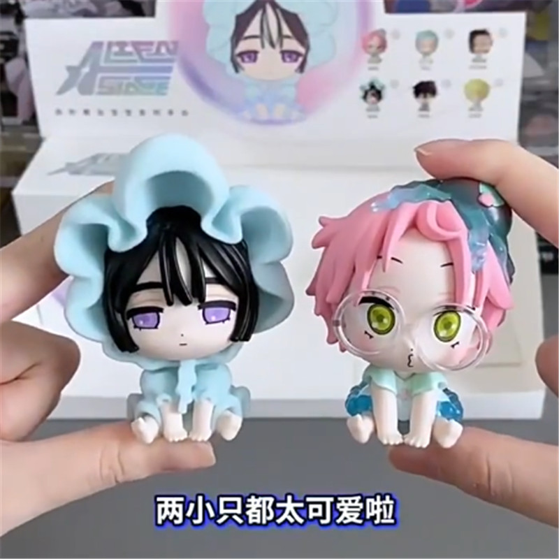 JAMXUN ALIENSTAGE Genuíno Alien Stage Baby Series Caixa Cega Figura De Animação Popular Mini Boneca Sua Ivan Luka Até Su