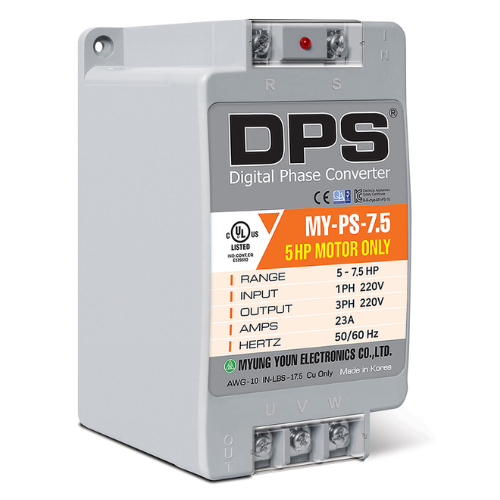 Conversor Monofásico DPS Para 3 Fases , Câmbio Digital De Fase Motor Trifásico 5HP (3.7kW) 15A , Entrada/Saída 200V-240V