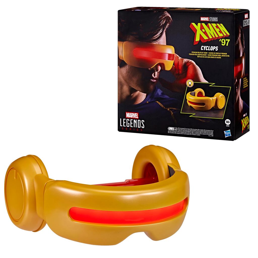 Hasbro Marvel Legends Series X-Men ’97 Cyclops Premium Roleplay Visor, Animated Gear for Adult Collectors, G2063, Offici