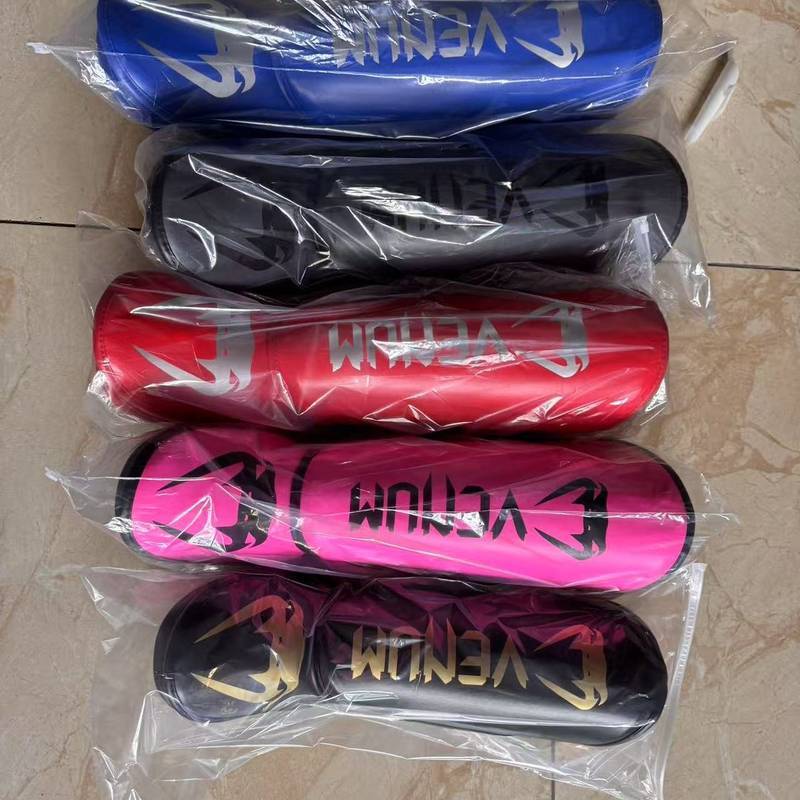 Sanda Leg Guard with Feet Face Fight Thai Boxing Shin Guard Children Adult Competition Fighting Leg Guard T7Eh